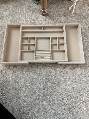 Stackers Beige Jewelry Tray Organizer Insert